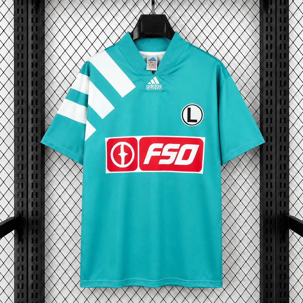 94/95 Legia Warsaw Home Retro Soccer Jersey