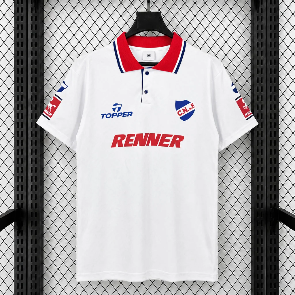 1994 Club Nacional Home Retro Soccer Jersey