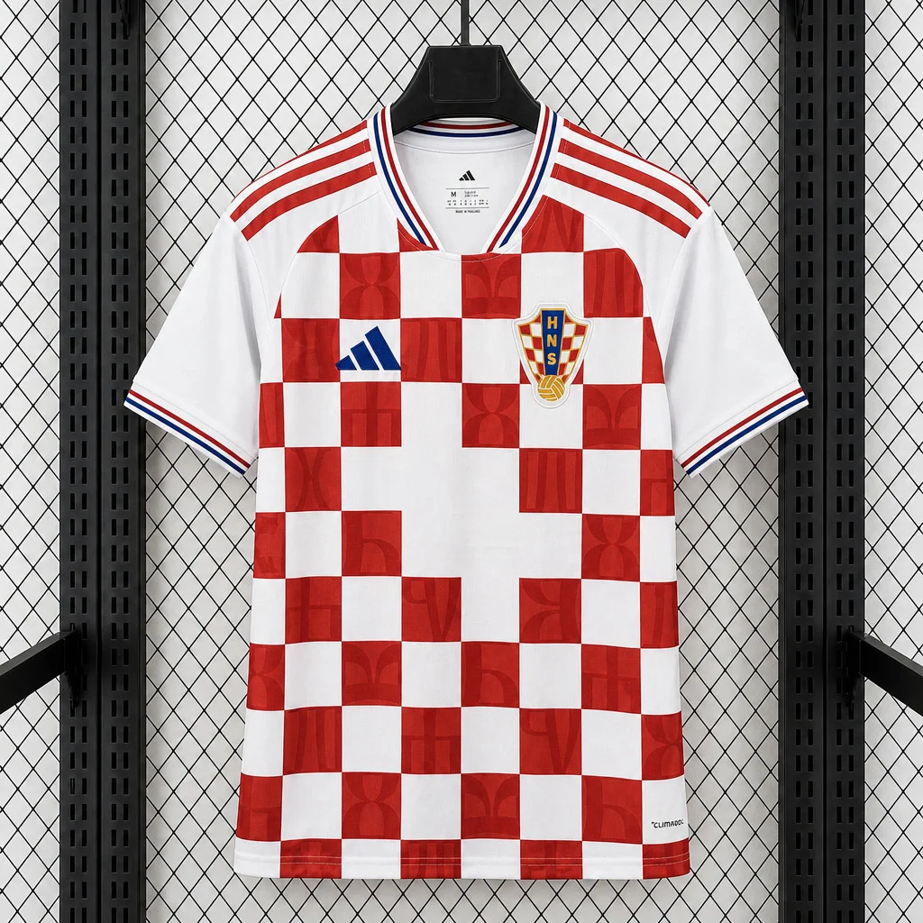 2027 Croatia Home Soccer Jersey