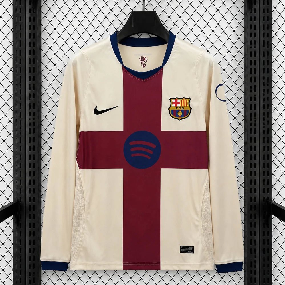 26/27 Barcelona Fourth Long Sleeve Soccer Jersey