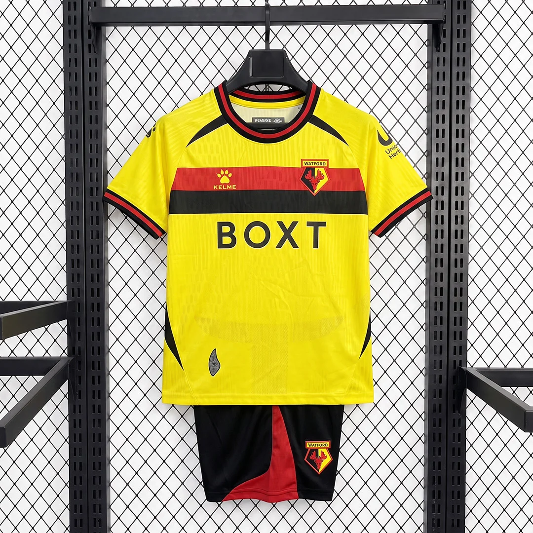 26/27 Watford Home Kids Soccer Jersey
