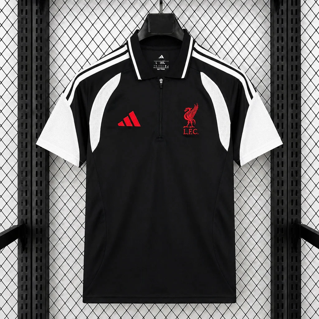 26/27 Liverpool Black Training Polo