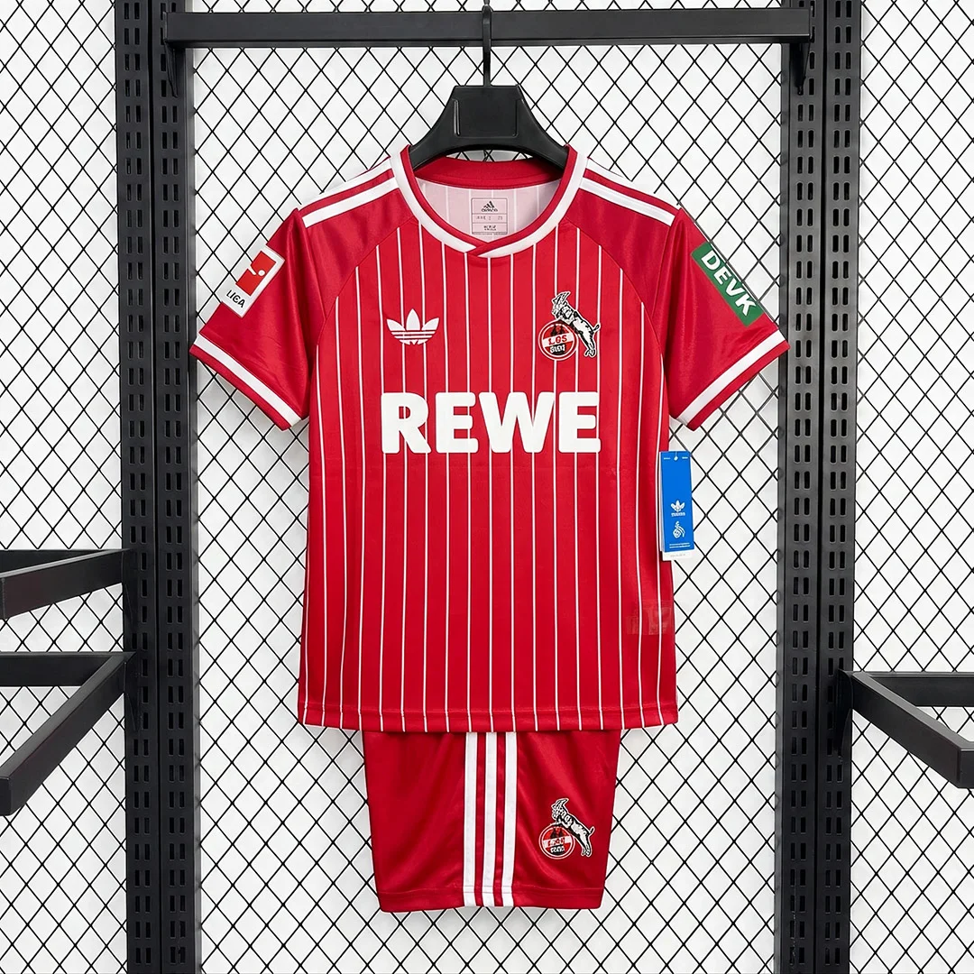 26/27 Koln Away Kids Soccer Jersey