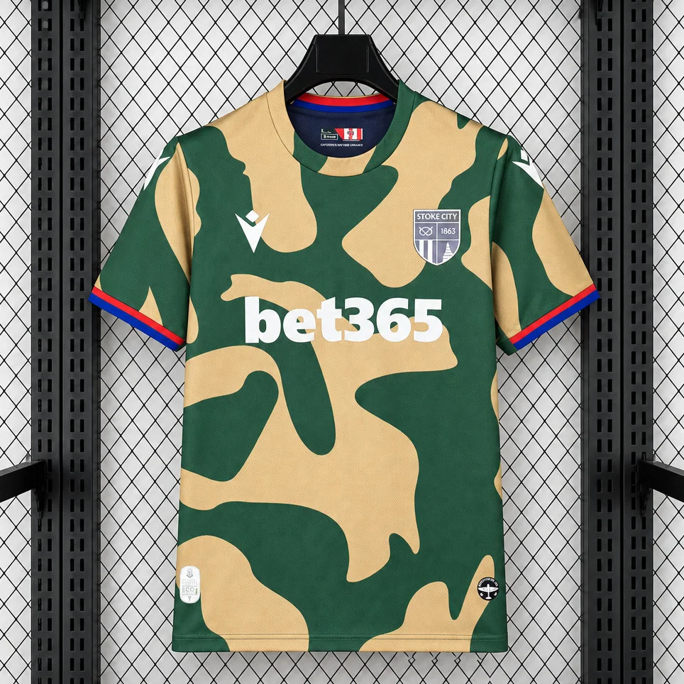 26/27 Stoke City Away Soccer Jersey