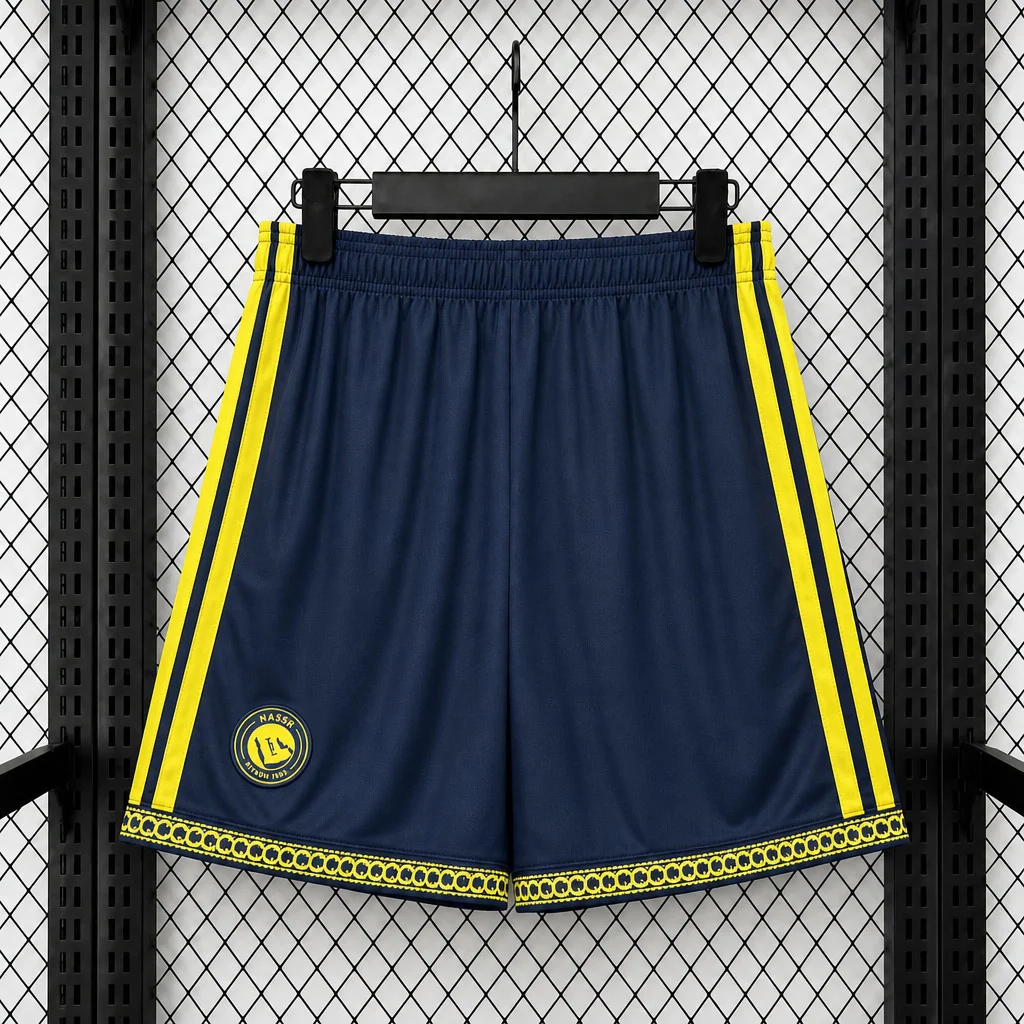 26/27 Al-Nassr Home Soccer Shorts