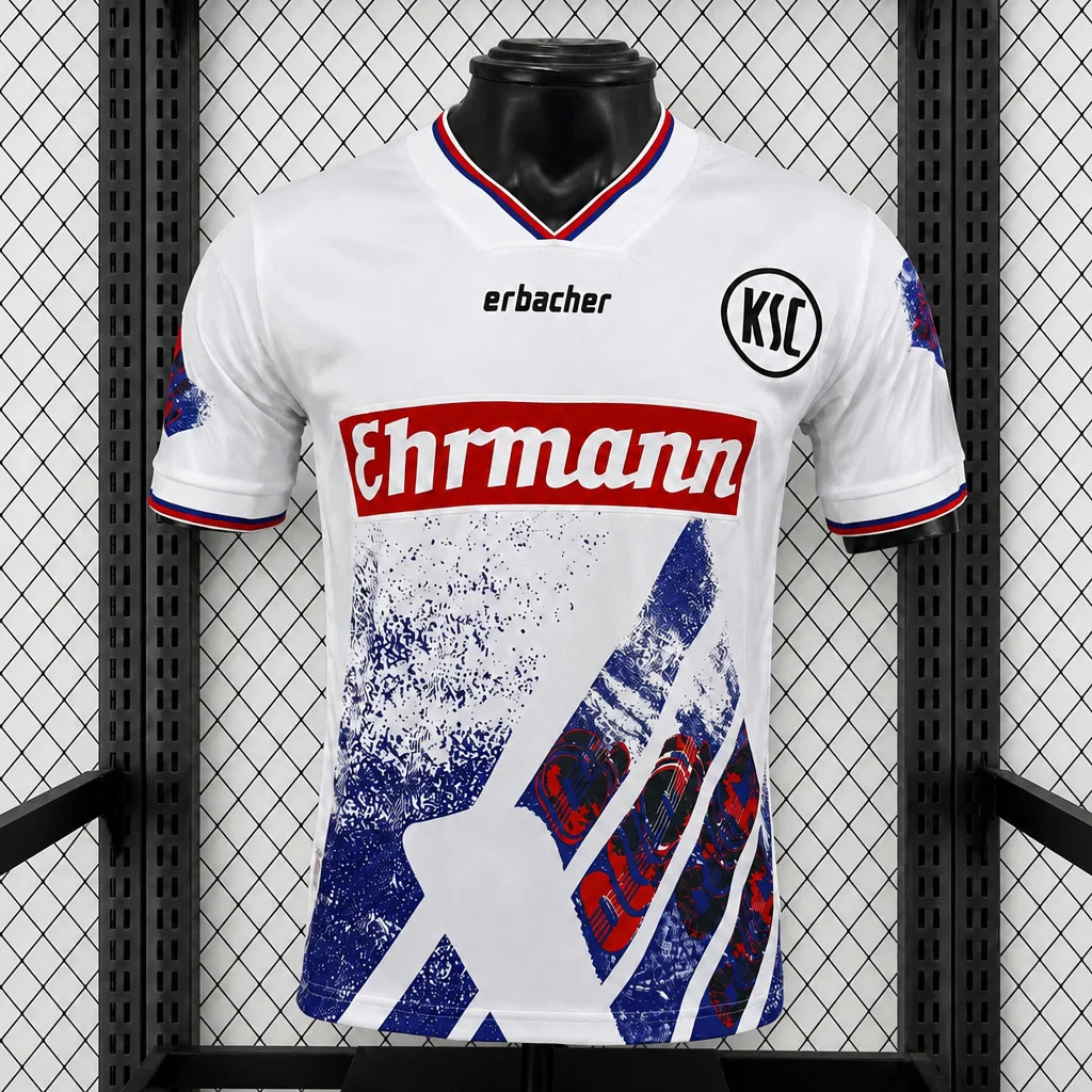 94/95 Karlsruher Home Retro Soccer Jersey