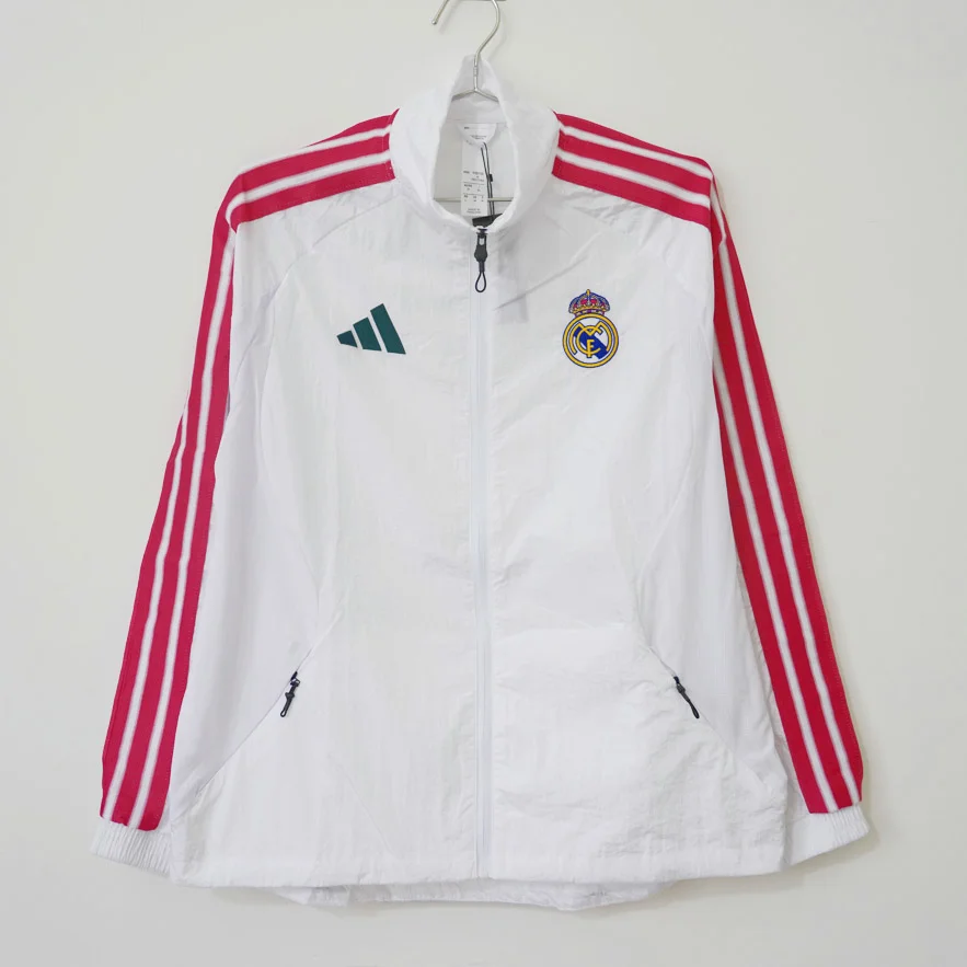 26/27 Real Madrid Home White Windbreaker