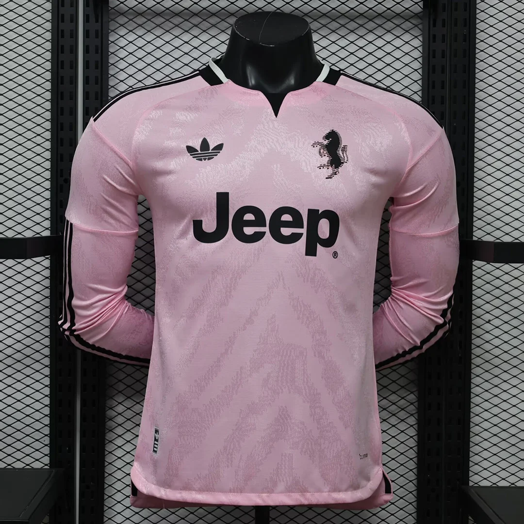 26/27 Juventus Away Long Sleeve Player Version Soccer Jersey