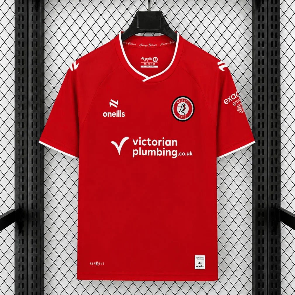 26/27 Bristol City Home Soccer Jersey