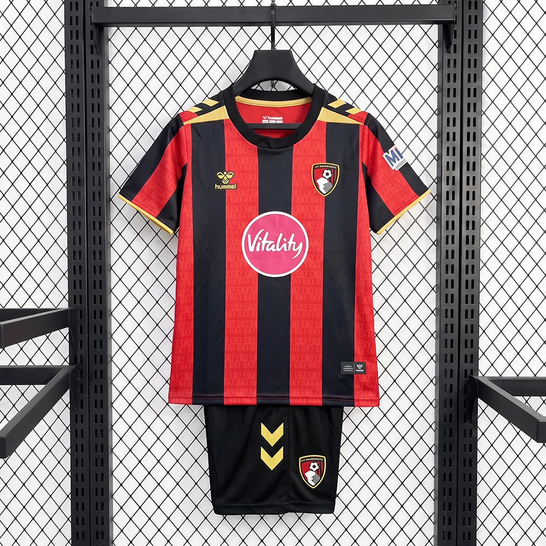 26/27 Bournemouth Home Kids Soccer Jersey