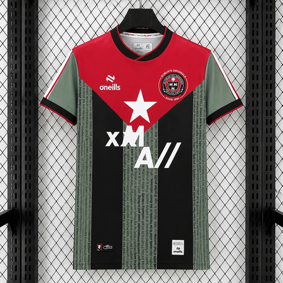 2026 Bohemian FC FAI CUP Soccer Jersey