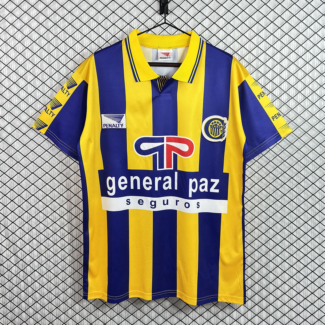 93/95 Rosario Central Home Retro Soccer Jersey