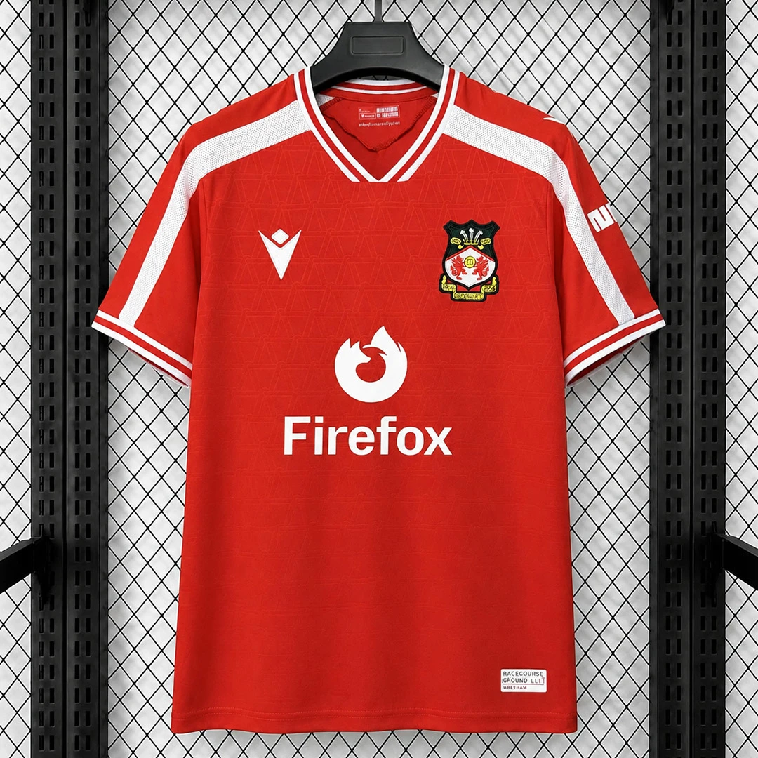 26/27 Wrexham Home Soccer Jersey