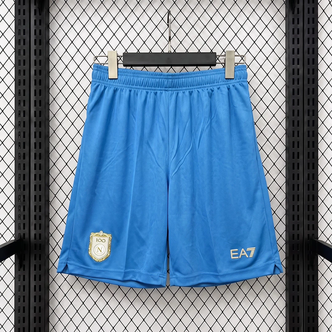 26/27 Napoli Home Blue Soccer Shorts
