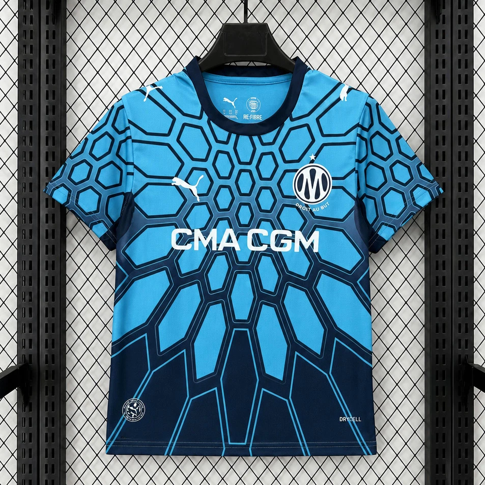 26/27 Marseille Goalkeeper Blue Soccer Jersey