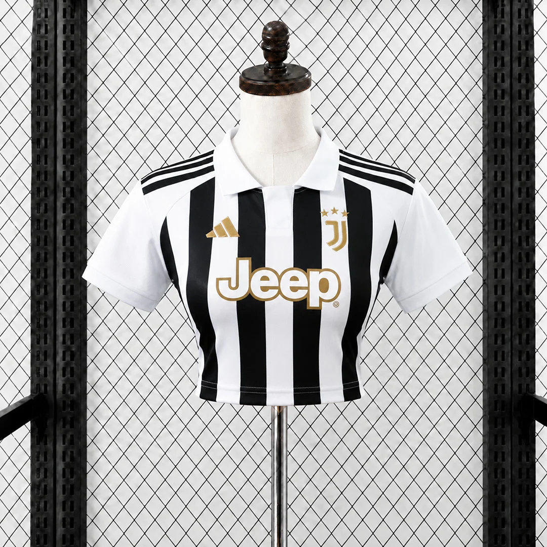 26/27 Juventus Home Women Crop Jersey