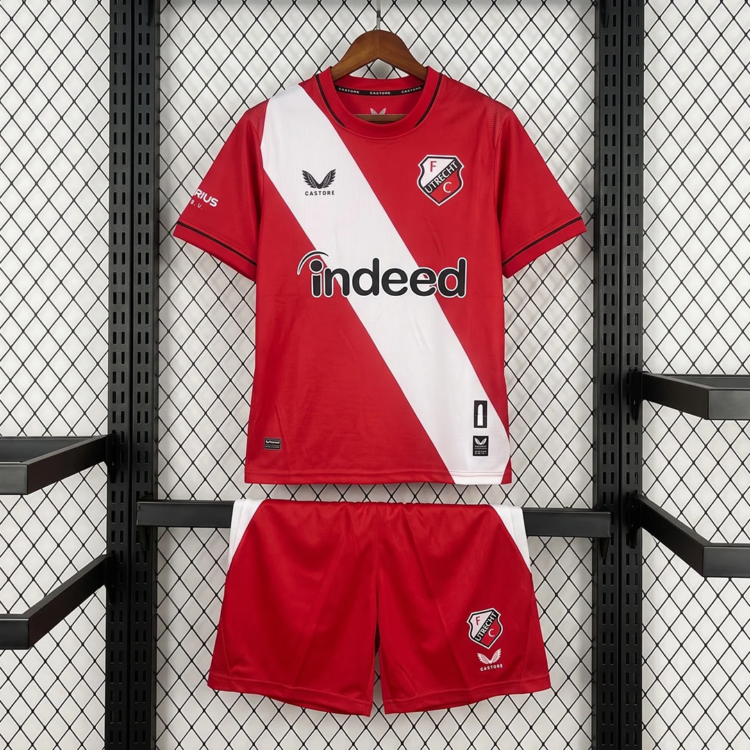 26/27 Utrecht Home Kids Soccer Jersey
