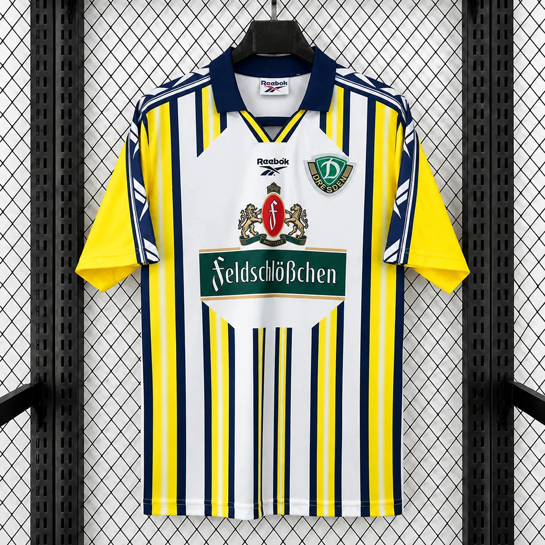 98/01 Dynamo Dresden Home Retro Soccer Jersey