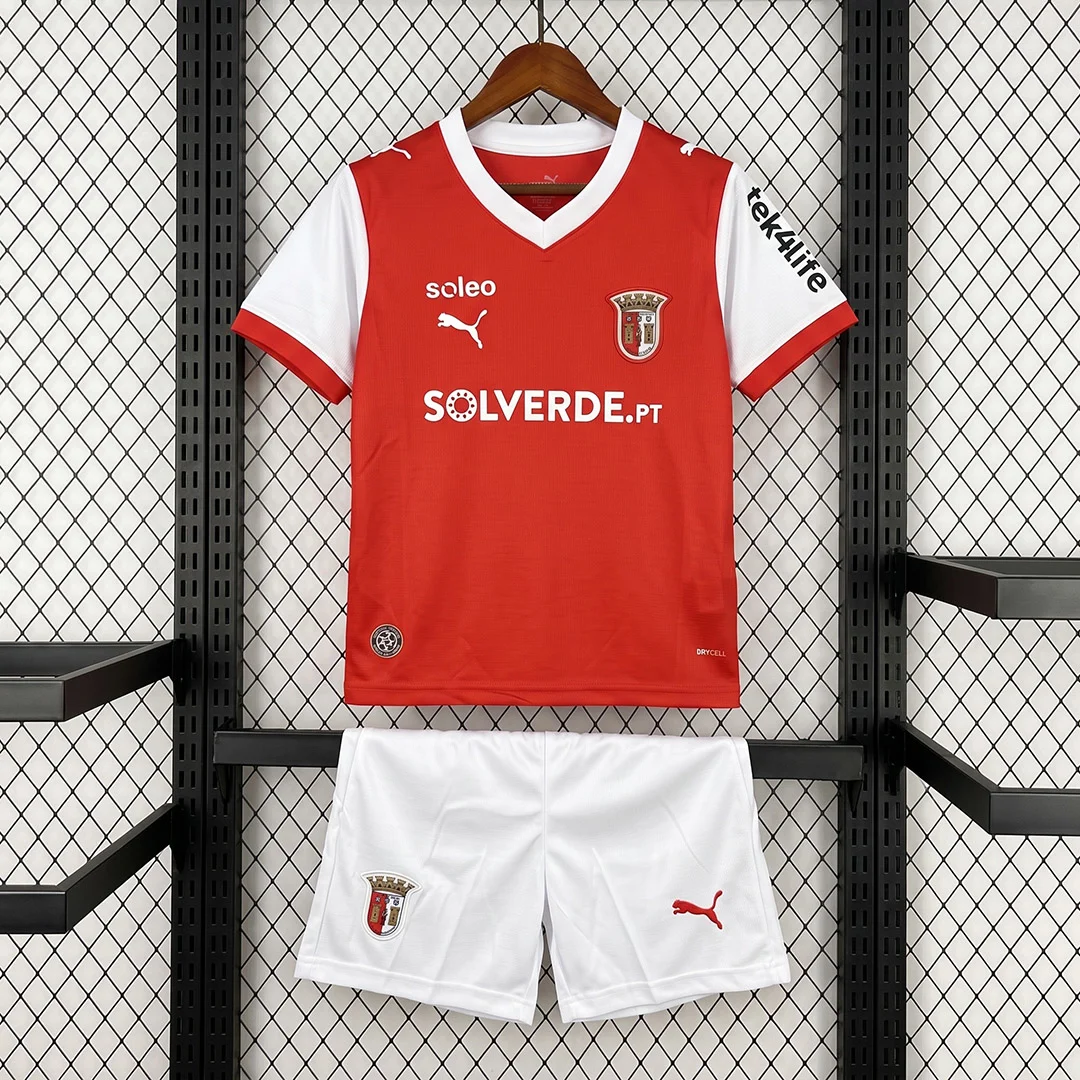 26/27 Braga Home Kids Soccer Jersey