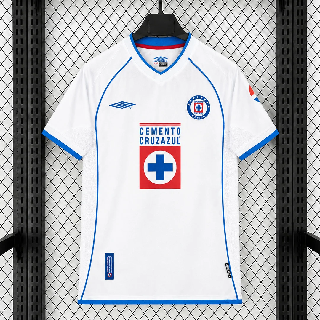 02/03 Cruz Azul Away Retro Soccer Jersey