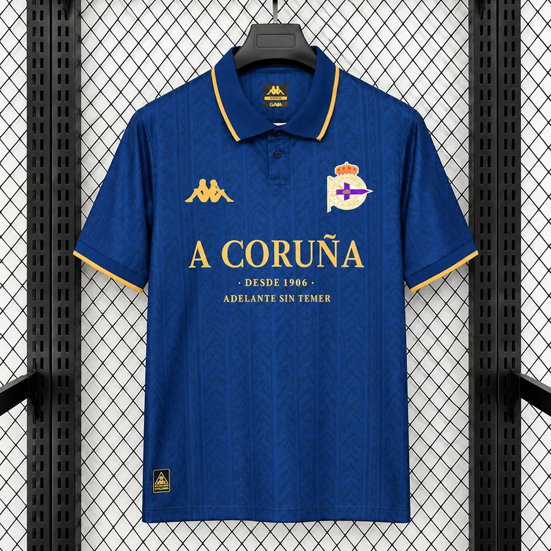 26/27 La Coruna Lifestyle Blue Polo