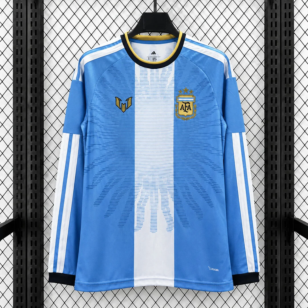 2026 Argentina MESSI Tribute Long Sleeve Soccer Jersey