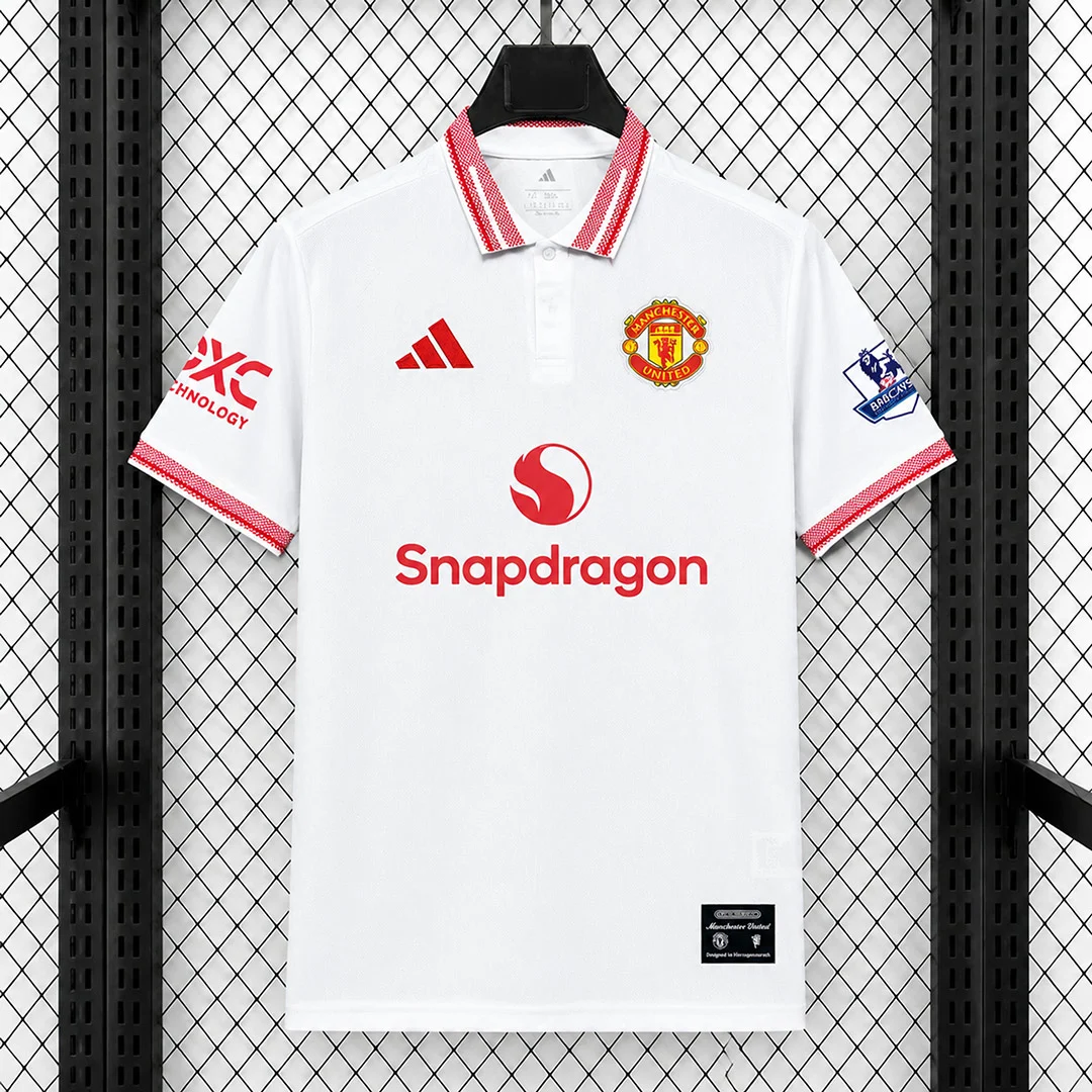 26/27 Manchester United Polo Edtion White Soccer Jersey