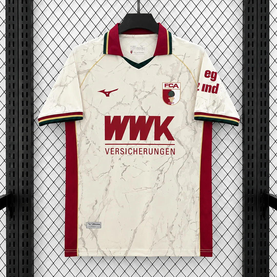 26/27 Augsburg Home Soccer Jersey