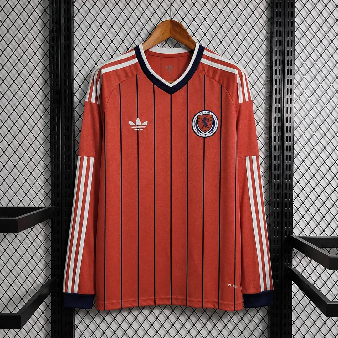 2026 Scotland Away Long Sleeve Soccer Jersey