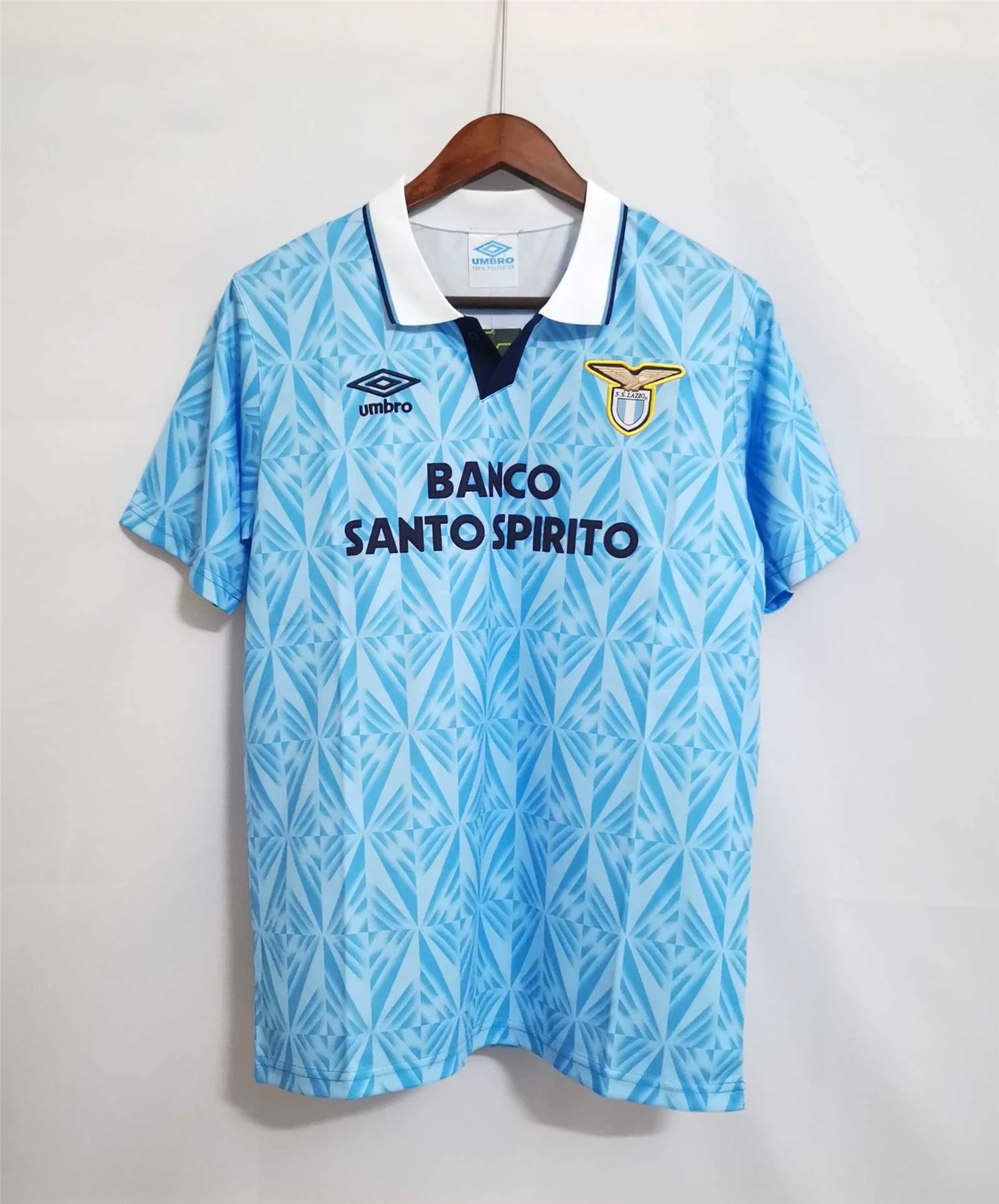 546/91/92 Lazio Home Retro Soccer Jersey