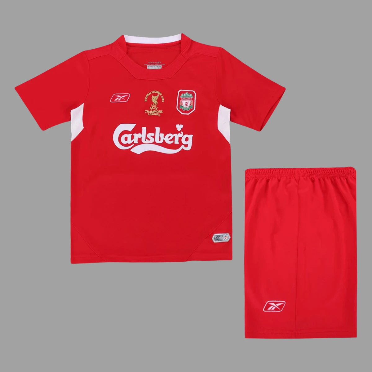 04/05 Liverpool Home Kids Retro Soccer Jersey Size 16-28