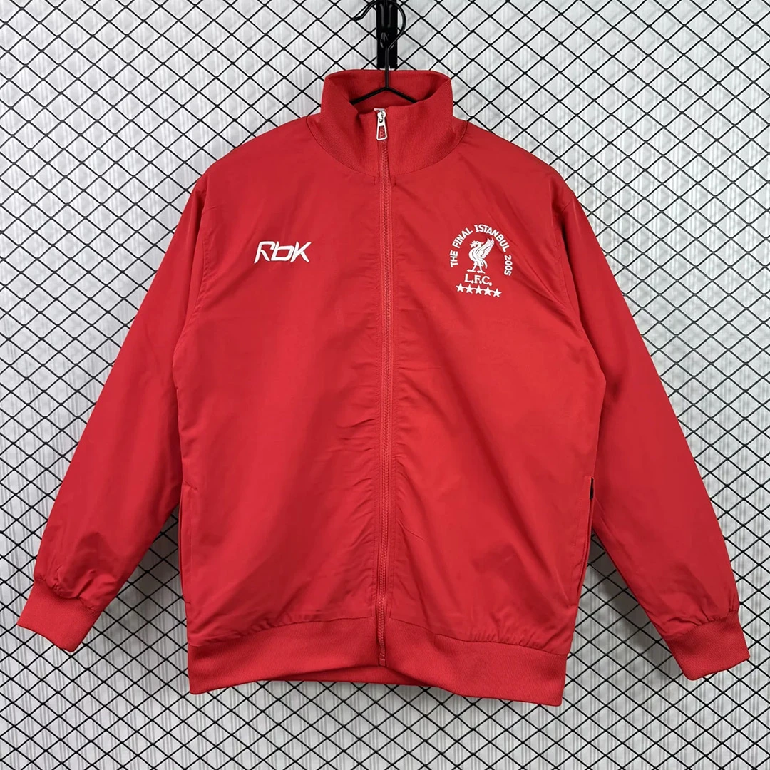 04/05 Liverpool Champion Final Red Windbreaker