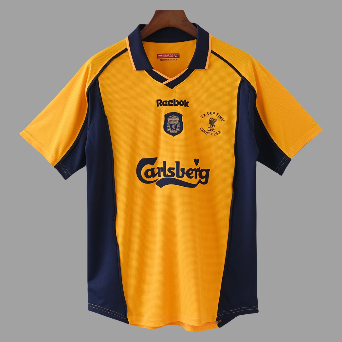 00/01 Liverpool Away Champions Final Retro Soccer Jersey