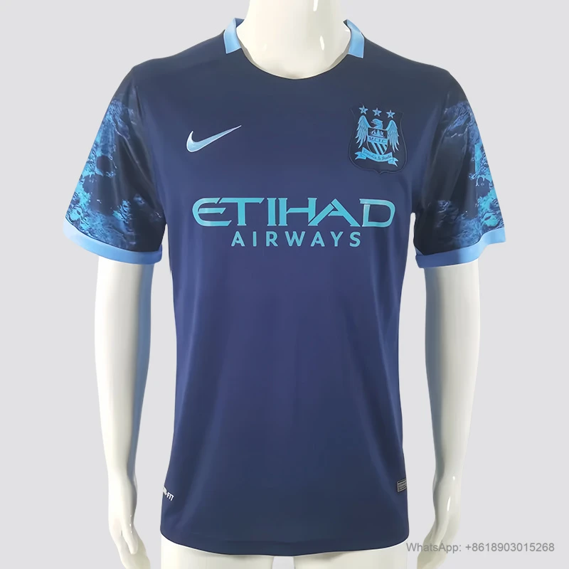 15/16 Manchester City away Retro soccer jersey