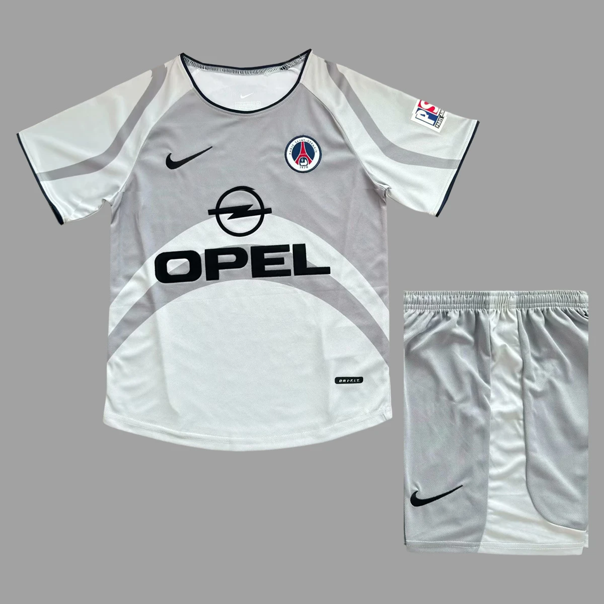 01/02 PSG Away Kids Retro Soccer Jersey Size 16-28
