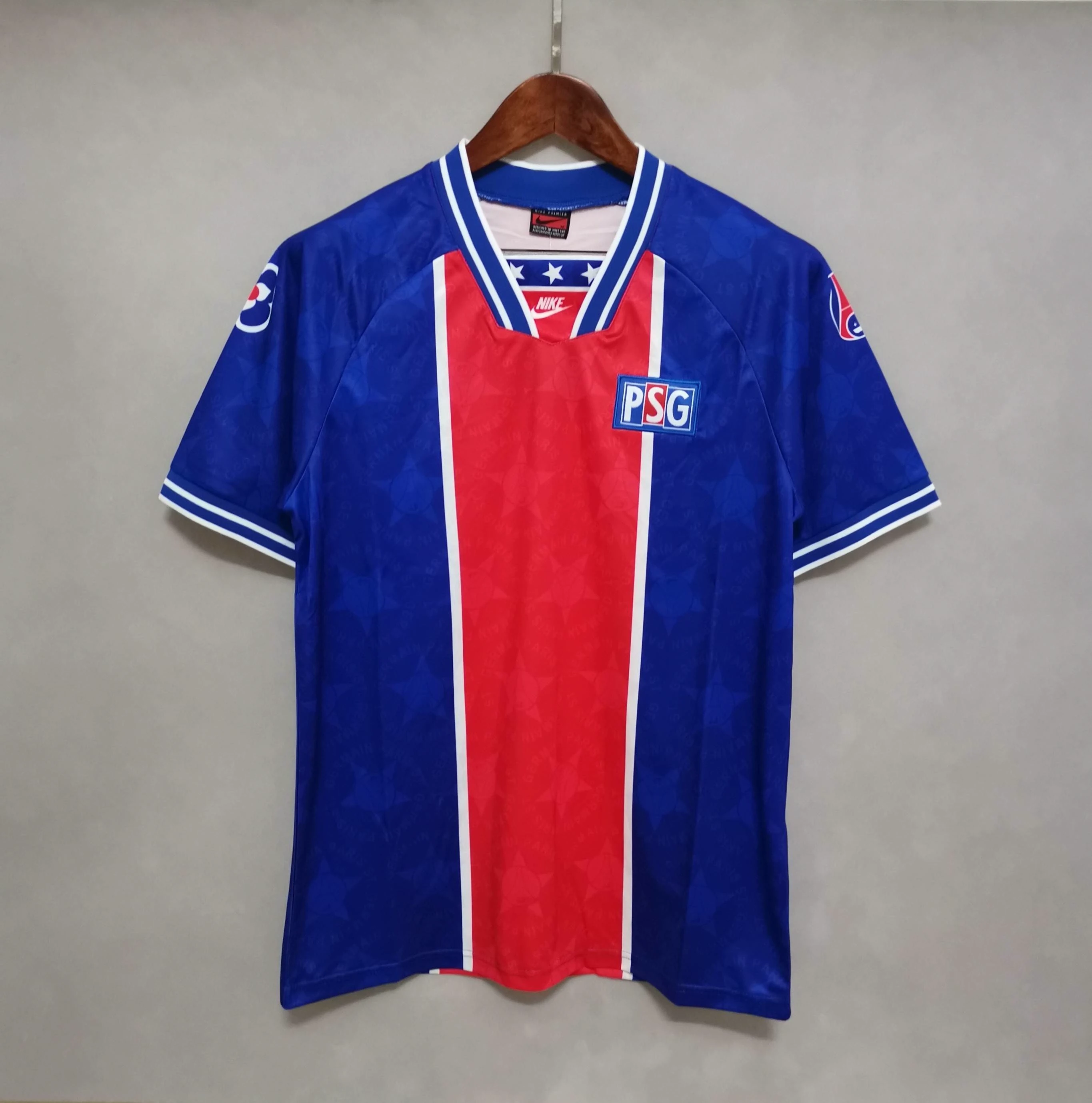 94/95 PSG European Home Retro Soccer Jersey