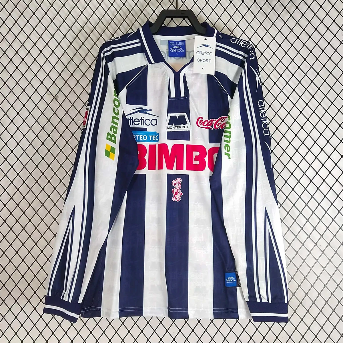 99/00 Monterrey Home Long Sleeve Retro Soccer Jersey