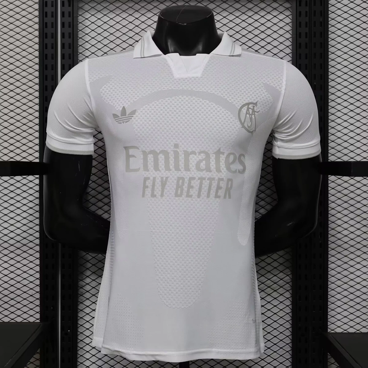 26/27 Real Madrid 125 Years Anniversary White Player Version Soccer Jersey