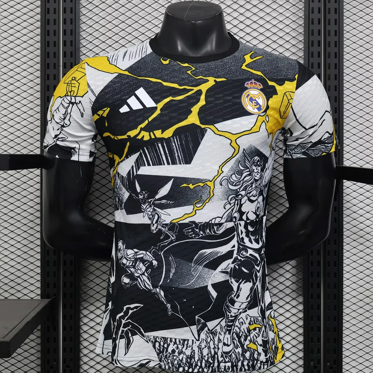 25/26 Real Madrid Avengers Player Version Pre-Match Jersey