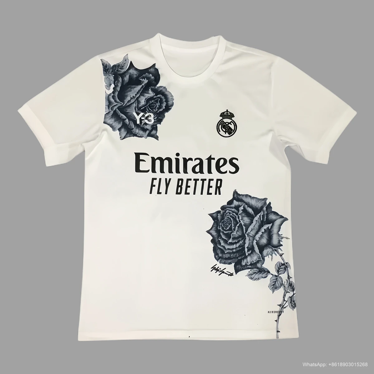 24/25 Real Madrid fourth white Y3 soccer jersey
