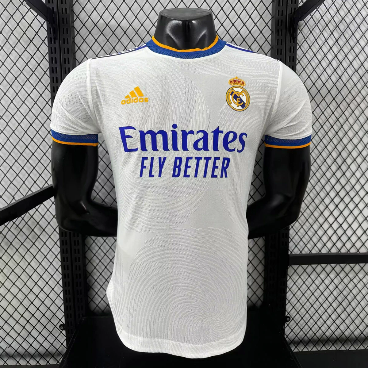 21/22 Real Madrid Home Player Version Retro Soccer Jersey