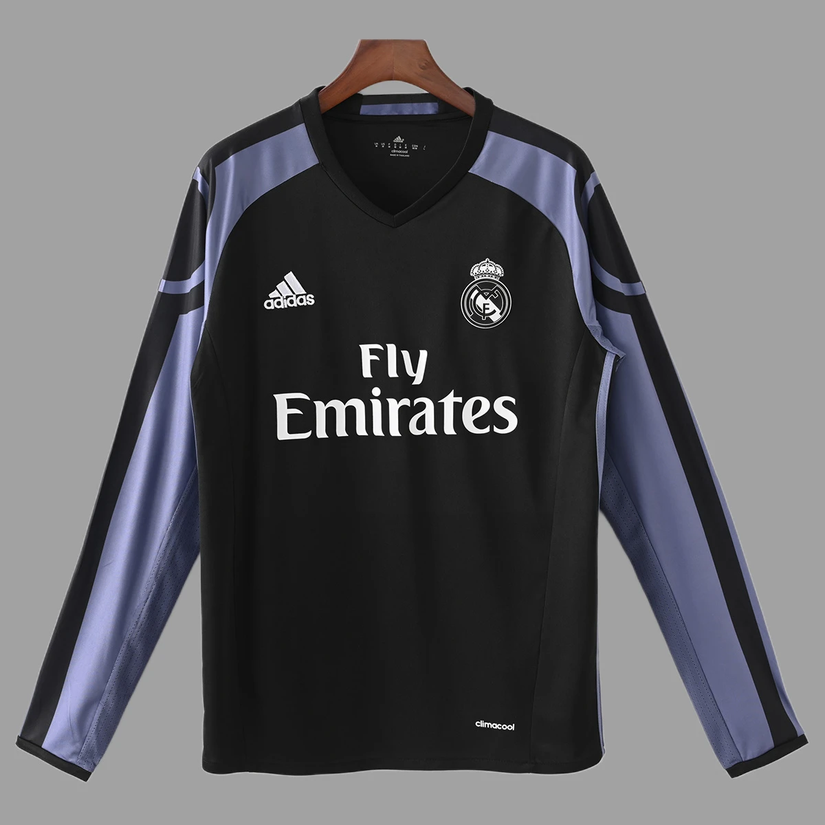 16/17 Real Madrid Third Long Sleeve Retro Soccer Jersey