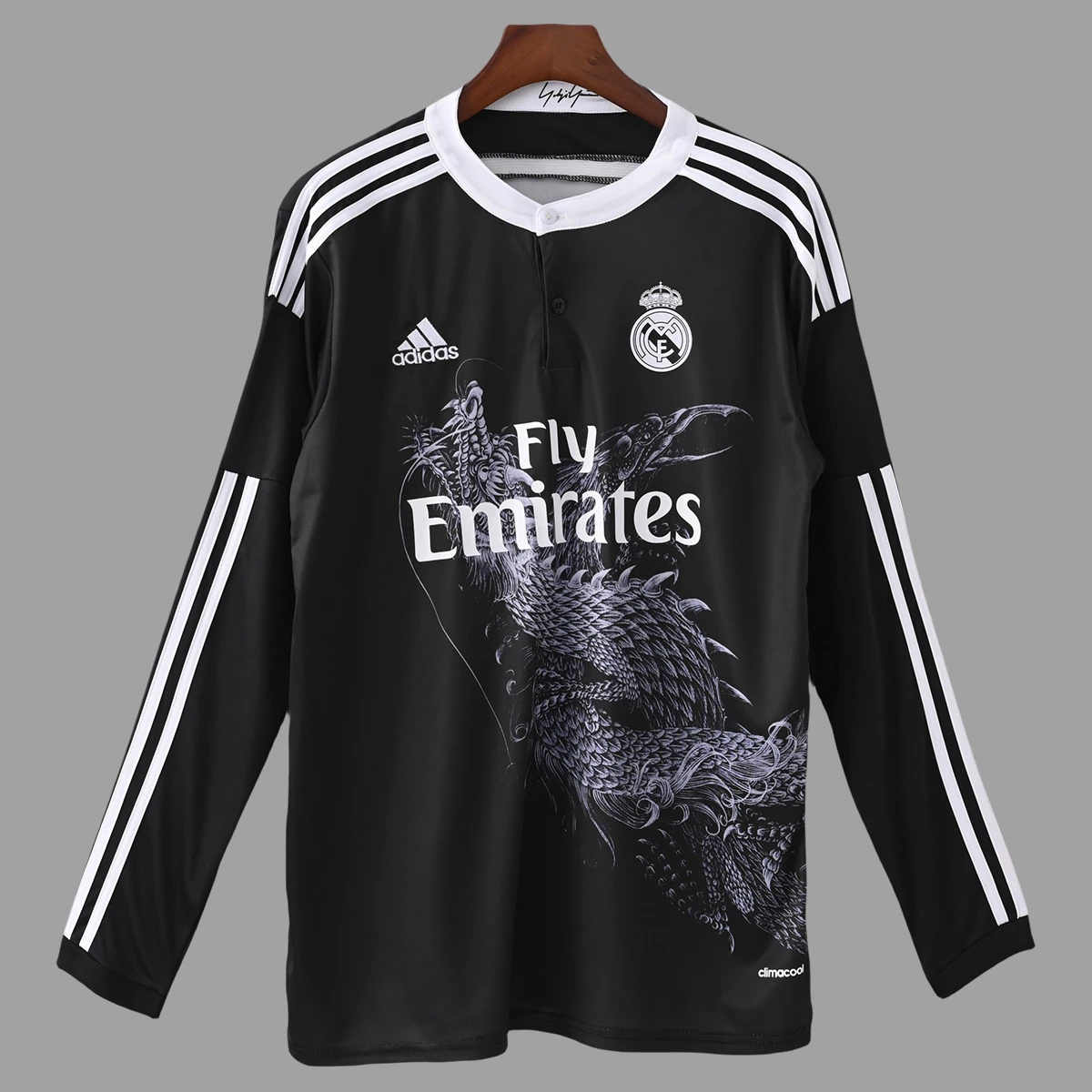 14/15 Real Madrid Third Long Sleeve Retro Soccer Jersey