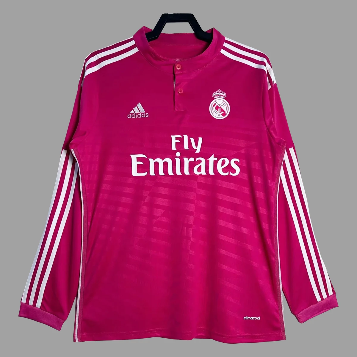 14/15 Real Madrid Away Long Sleeve Retro Soccer Jersey