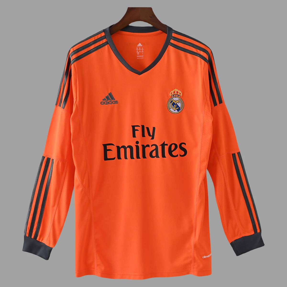 13/14 Real Madrid Third Long Sleeve Retro Soccer Jersey