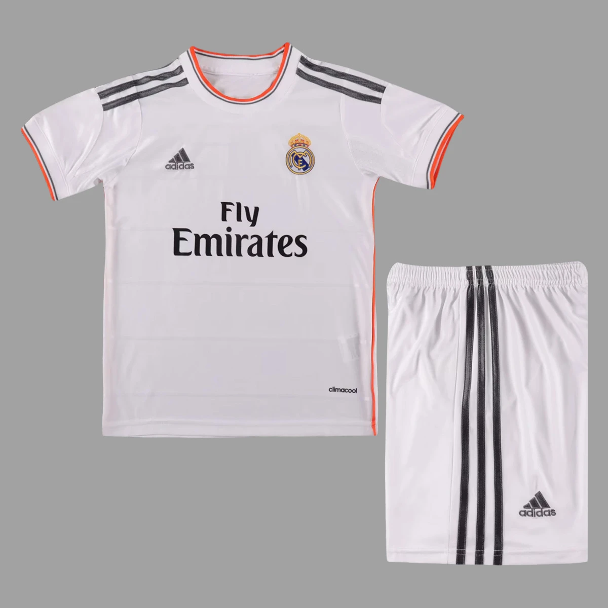 13/14 Real Madrid Home Kids Retro Soccer Jersey Size 16-28