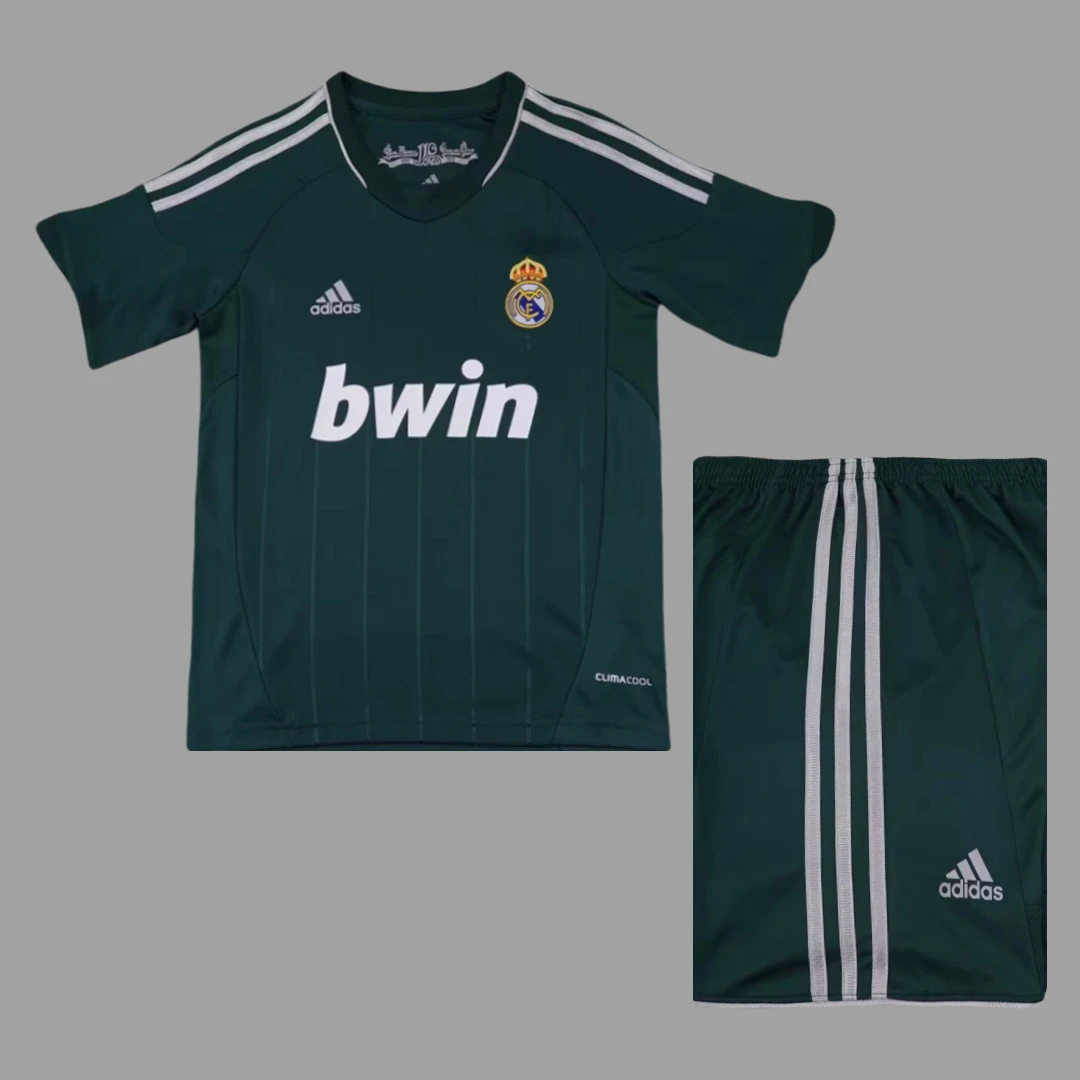 12/13 Real Madrid Third Kids Retro Soccer Jersey Size 16-28