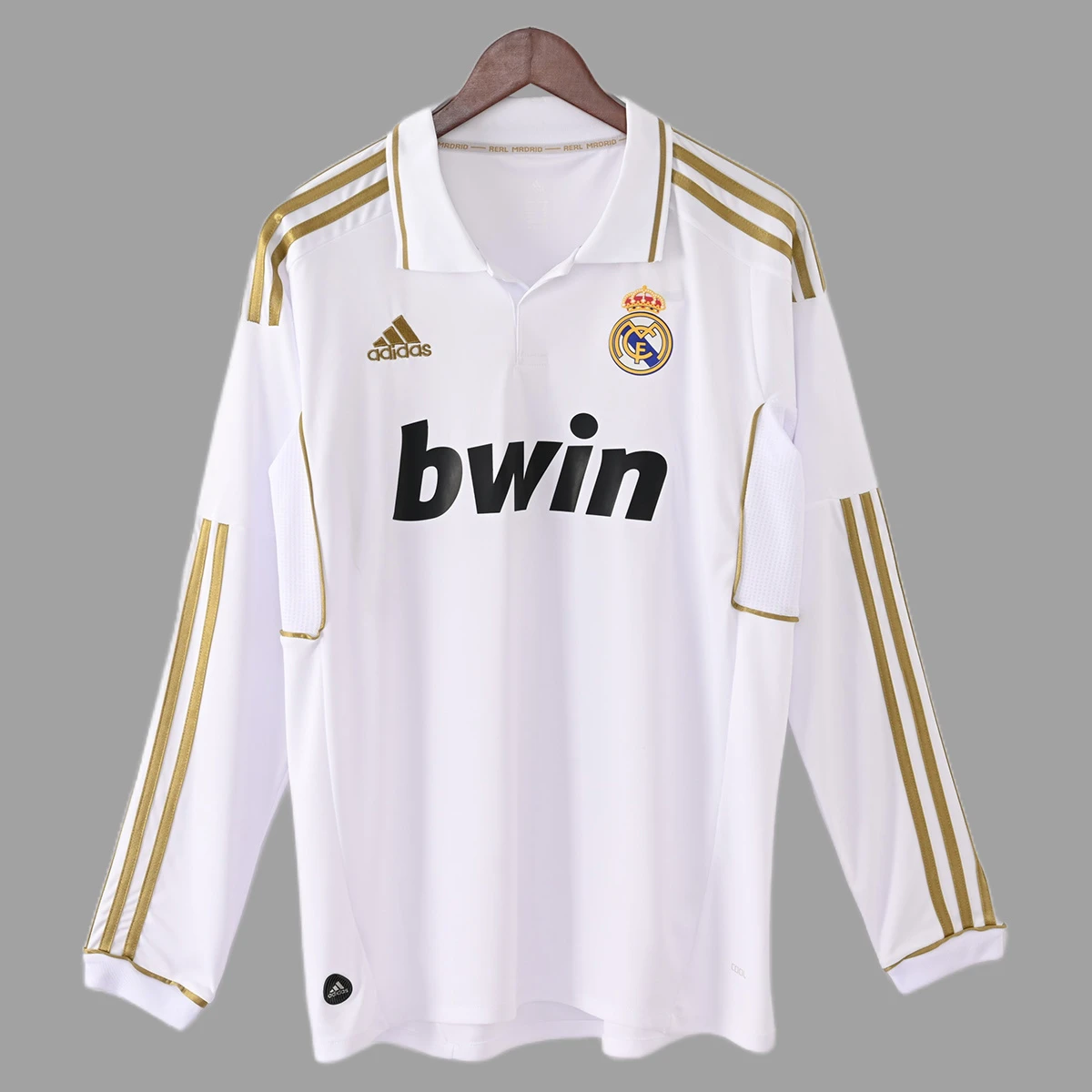 11/12 Real Madrid Home Long Sleeve Retro Soccer Jersey