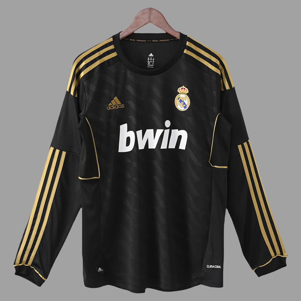 11/12 Real Madrid Away Long Sleeve Retro Soccer Jersey