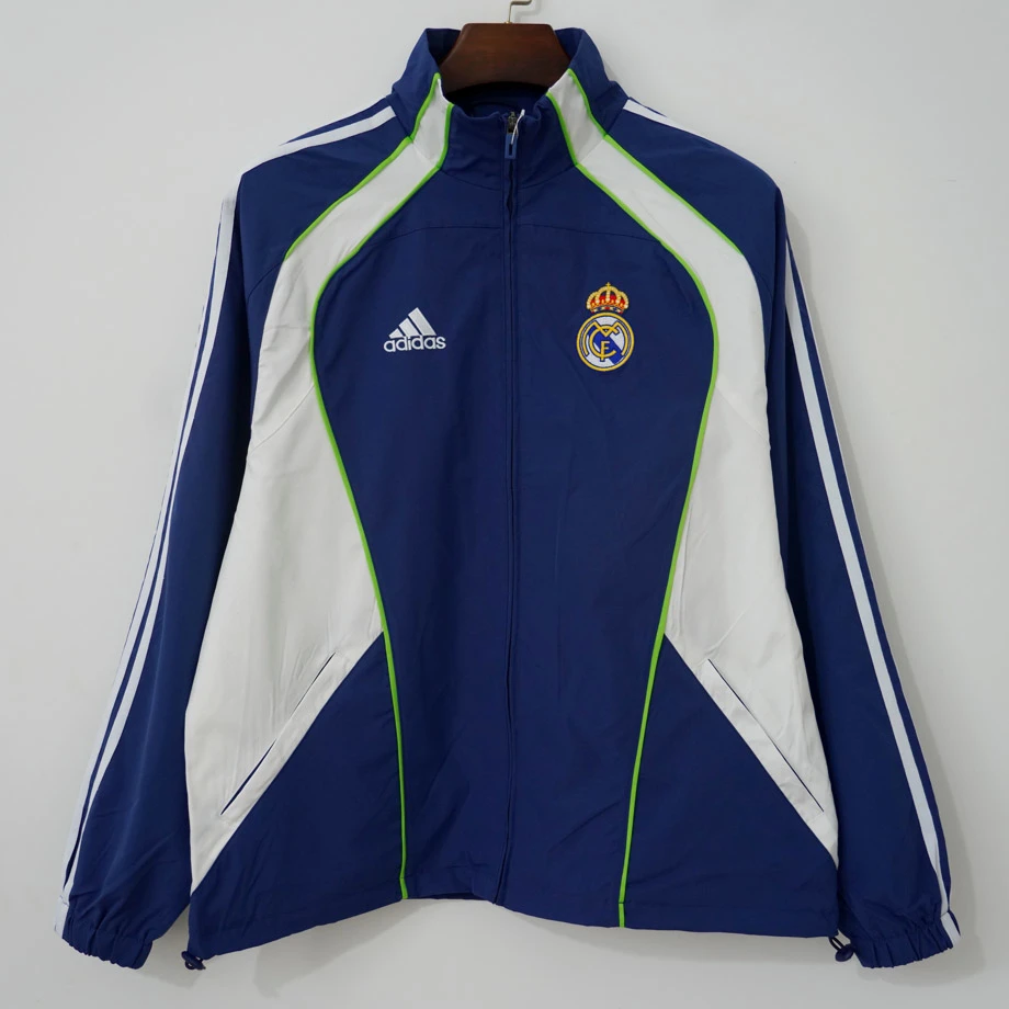 10/11 Real Madrid Blue White Windbreaker